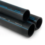 SPS HDPE Pipes PE 100 Pressure 6 Bar Outside Diameter 225 mm Thickness 8.6 mm Black | Saudi Pipes Systems (SPS)
