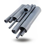 مواسير UPVC مقاس ¼ 1 إنش سمك 1.8 مم لون رمادي