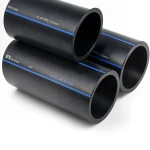 SPS HDPE Pipes PE 100 Pressure 10 Bar Outside Diameter 225 mm Thickness 13.4 mm Black | Saudi Pipes Systems (SPS)