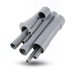 مواسير UPVC مقاس 40 مم سمك 2.3 مم لون رمادي