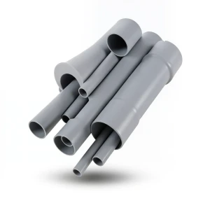 مواسير UPVC مقاس 40 مم سمك 2.3 مم لون رمادي