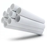 مواسير UPVC مقاس ½ 1 إنش سمك 3.68 مم لون أبيض