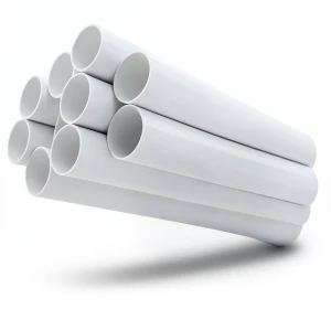 مواسير UPVC مقاس ½ 1 إنش سمك 3.68 مم لون أبيض