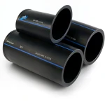 SPS HDPE Pipes PE 100 Pressure 10 Bar Outside Diameter 250 mm Thickness 14.8 mm Black | Saudi Pipes Systems (SPS)