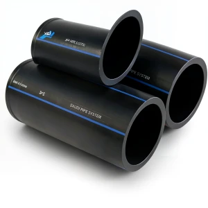 SPS HDPE Pipes PE 100 Pressure 10 Bar Outside Diameter 250 mm Thickness 14.8 mm Black | Saudi Pipes Systems (SPS)