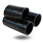 SPS HDPE Pipes PE 100 Pressure 10 Bar OD 280 mm Thickness 16.6 mm Black | Saudi Pipes Systems (SPS)