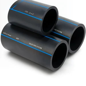 SPS HDPE Pipes PE 100 Pressure 16 Bar Outside Diameter 250 mm Thickness 22.7 mm Black | Saudi Pipes Systems (SPS)