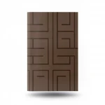 Geometric wallpaper, brown color, length 10 m, width 0.70 m, model Z76038  