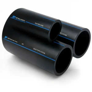 SPS HDPE Pipes PE 100 Pressure 6 Bar Outside Diameter 315 mm Thickness 12.1 mm Black | Saudi Pipes Systems (SPS)