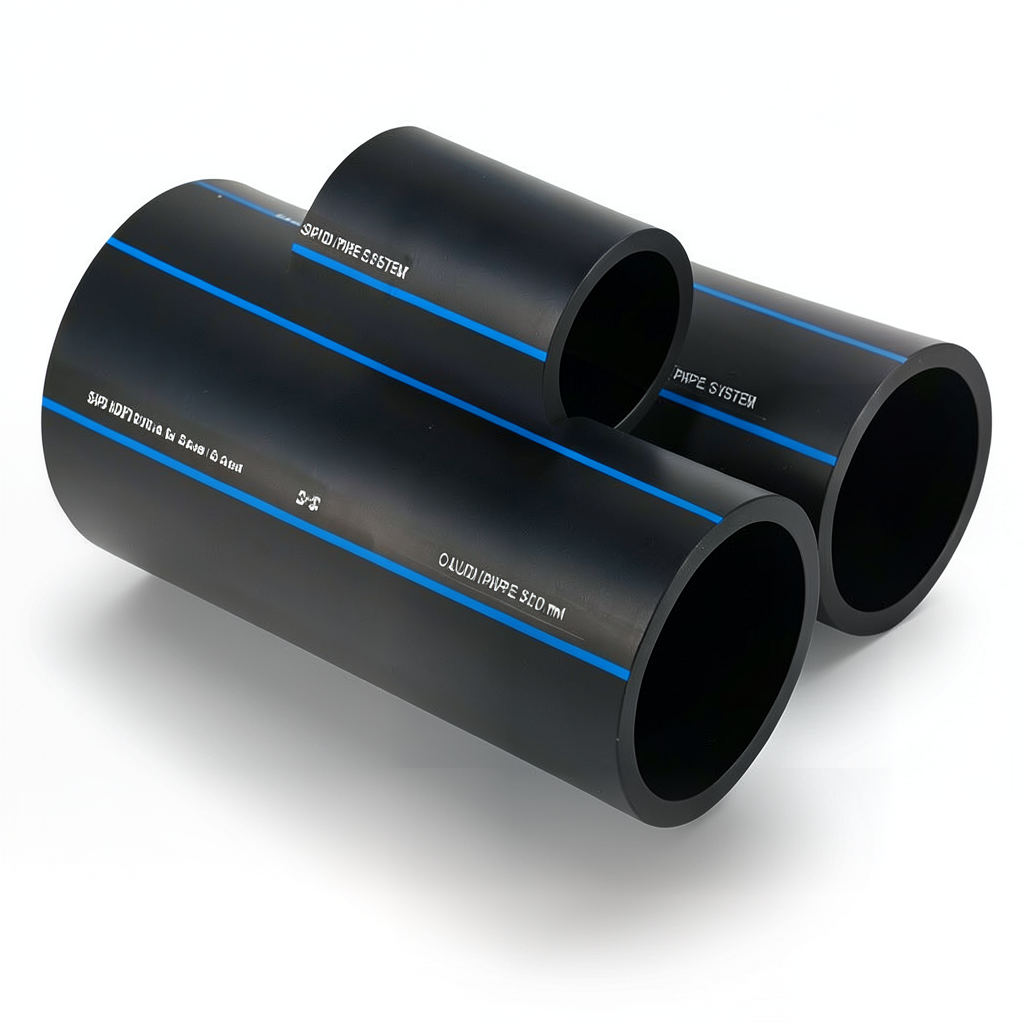 SPS HDPE Pipe PE 100 Pressure 6 Bar Outside Diameter 280 mm Thickness 10.7 mm Black | Saudi Pipes Systems (SPS)