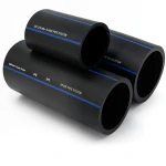 SPS HDPE Pipes PE 100 Pressure 10 Bar OD 315 mm Thickness 18.7 mm Black | Saudi Pipes Systems (SPS)