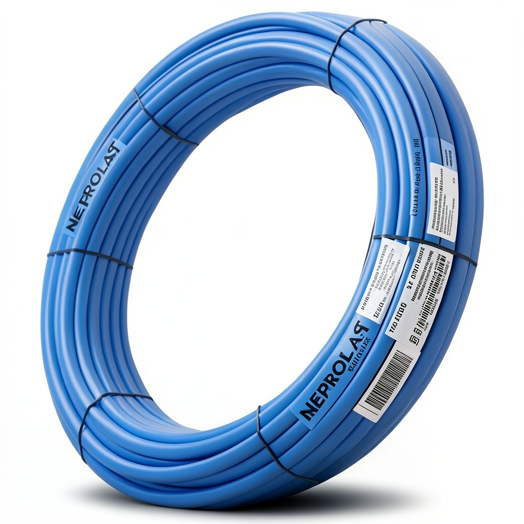Neproplast HDPE Pipes PE 100 Pressure 4 Bar Outside Diameter 110 mm Thickness 2.7 mm Blue | NEPROPLAST
