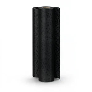 Italian Wall Covering Patterned Design Roll Length 10 m Black Color