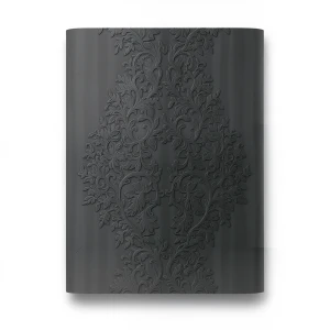 Italian Wallpaper Dark Gray Classic Design 10m×0.70m Model 13002