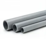 مواسير UPVC الجودة جدول 40  مقاس ½ 1 مم سمك 3.68 مم لون رمادي