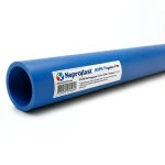 مواسير HDPE نيبروبلاست PE 100 ضغط 4 بار قطر خارجي 630 مم سمك 15.4 مم أزرق | نيبروبلاست