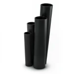 HDPE Pipes 20 Bar Pressure 12 mm OD 2 mm Thickness Black