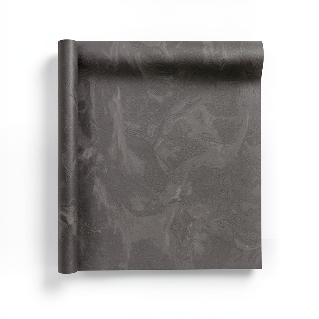 Italian Wallpaper 10m x 0.53m Dark Brown, Model 21117
