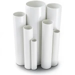 مواسير UPVC ضغط 6 بار قطر خارجي 140 مم سمك 4.1 مم لون أبيض
