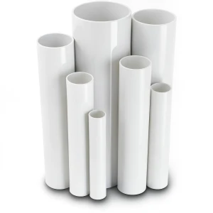 مواسير UPVC ضغط 2.5 بار قطر خارجي 630 مم سمك 5 مم لون أبيض
