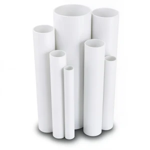 مواسير UPVC ضغط اسمي 10 بار قطر خارجي 140 مم سمك 6.7 مم لون أبيض