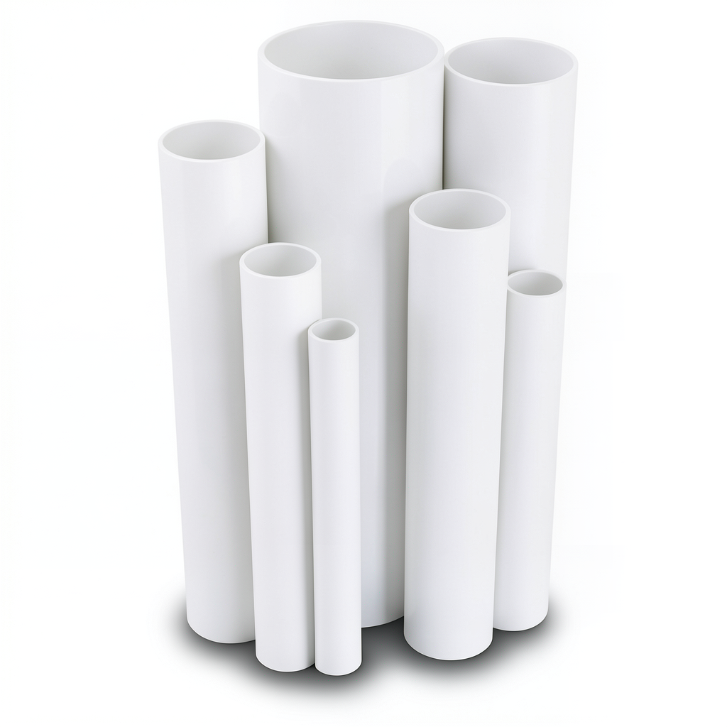 UPVC Pipes Nominal Pressure 10 Bar Outside Diameter 140 mm Thickness 6.7 mm White