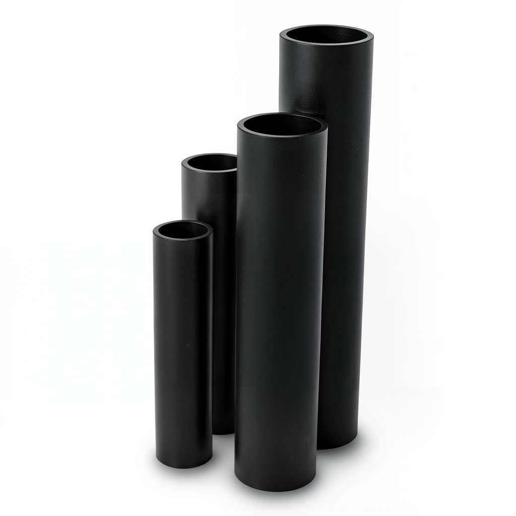 HDPE Pipes Nominal Pressure 20 Bar Outside Diameter 10 mm Thickness 1.8 mm Black