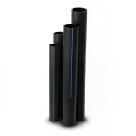 HDPE Pipes 20 Bar Pressure 12 mm OD 2 mm Thickness Black