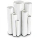 مواسير UPVC ضغط 2.5 بار قطر خارجي 800 مم سمك 6.4 مم لون أبيض