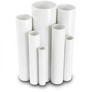 مواسير UPVC ضغط 2.5 بار قطر خارجي 800 مم سمك 6.4 مم لون أبيض