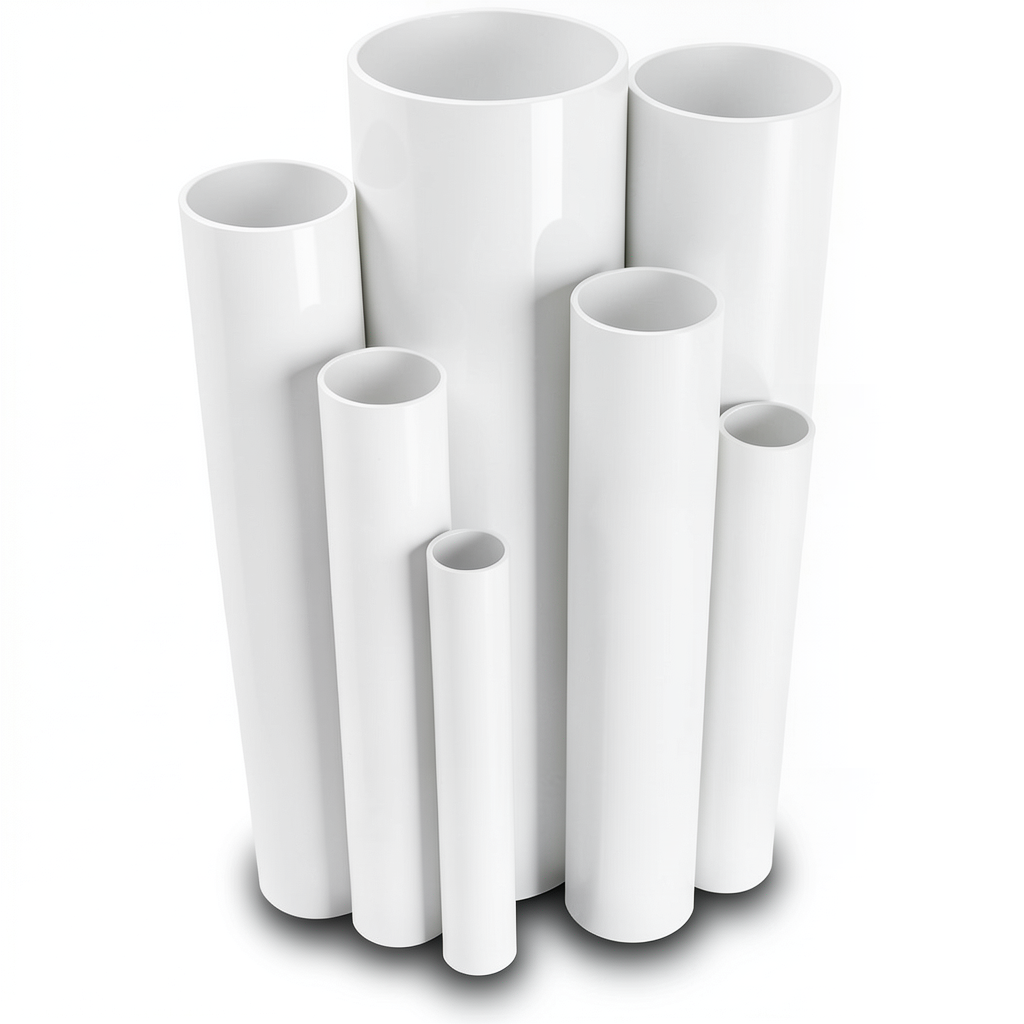 UPVC Pipes Nominal Pressure 4 Bar Outside Diameter 710 mm Thickness 14 mm White