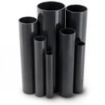 مواسير UPVC ضغط 4 بار قطر خارجي 140 مم سمك 2.8 مم لون اسود
