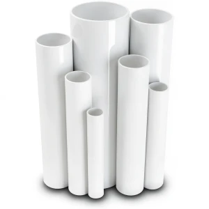 مواسير UPVC ضغط 6 بار قطر خارجي 140 مم سمك 4.1 مم لون أبيض
