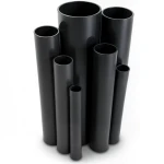مواسير UPVC ضغط اسمي 6 بار قطر خارجي 140 مم سمك 4.1 مم لون اسود