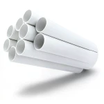 UPVC Pipes 8 Inch Thickness 8.18 mm White Color