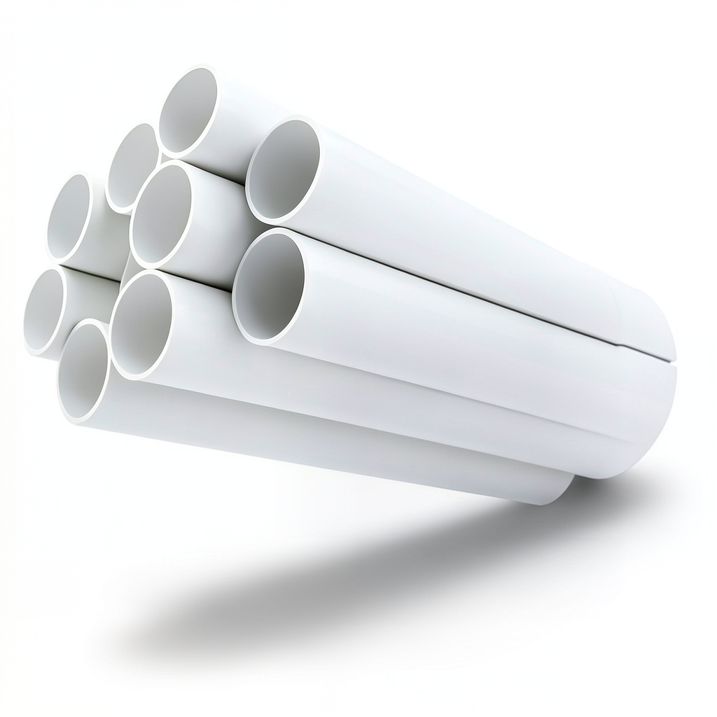 UPVC Pipes 8 Inch Thickness 8.18 mm White Color
