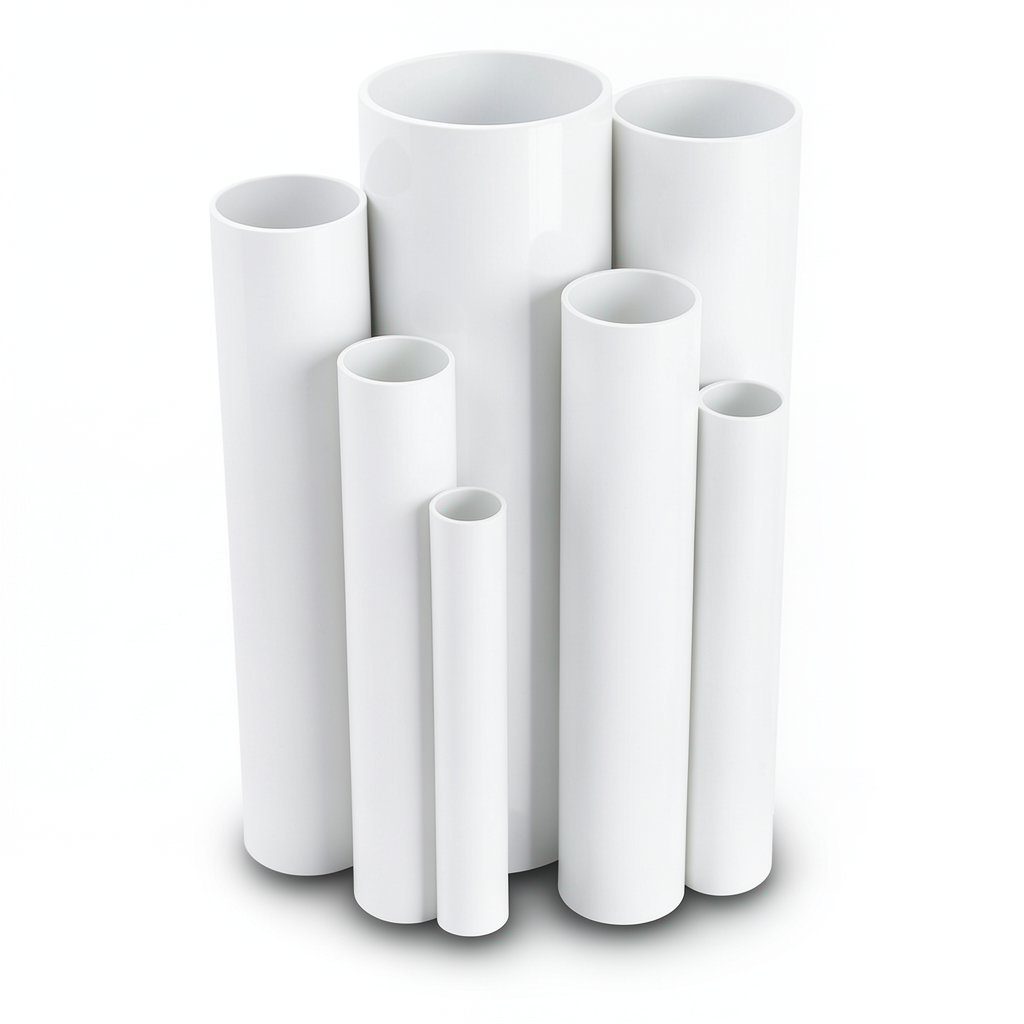 UPVC Pipes Nominal Pressure 2.5 Bar Outside Diameter 630 mm Thickness 5 mm White
