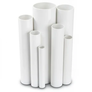 مواسير UPVC ضغط اسمي 10 بار قطر خارجي 140 مم سمك 6.7 مم لون أبيض
