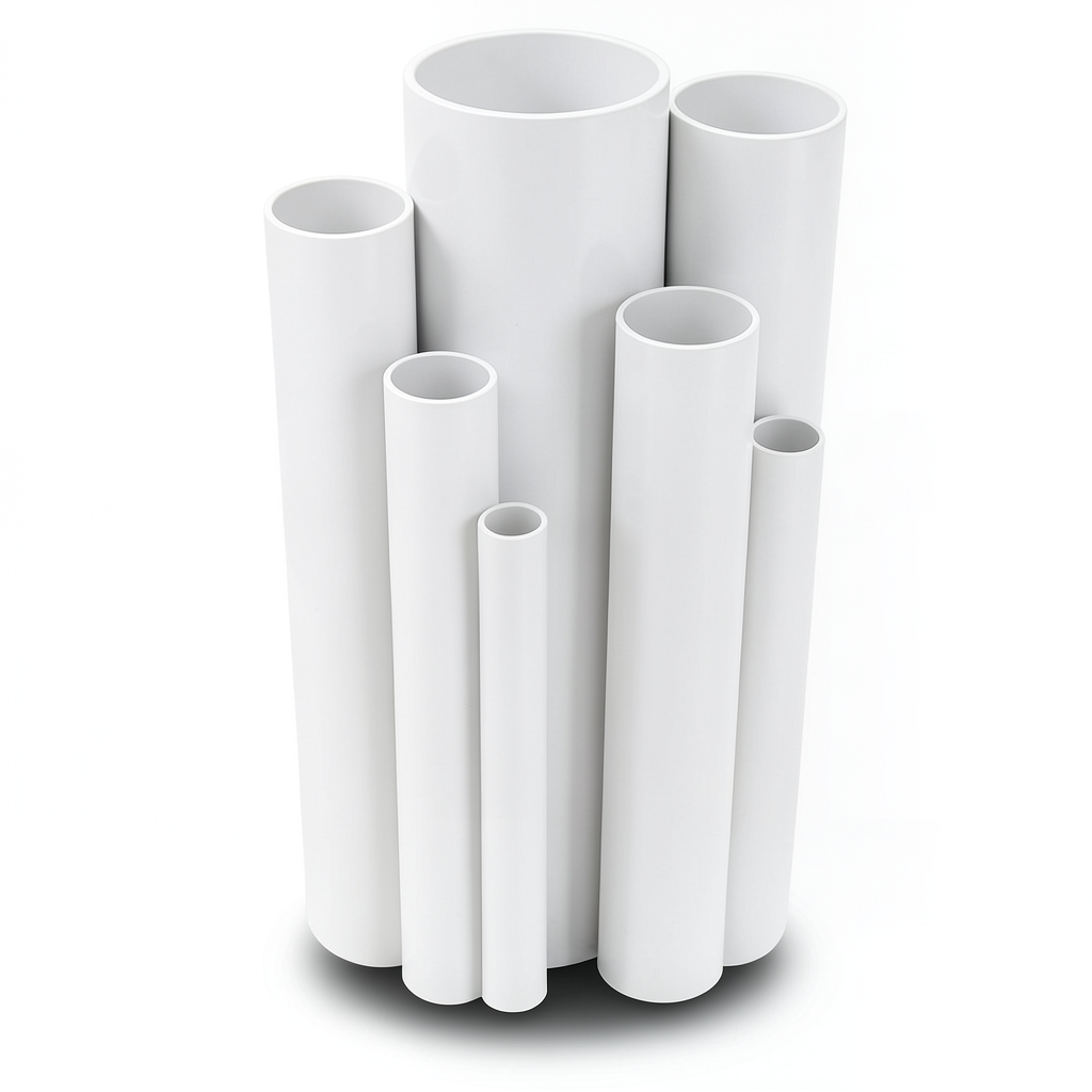 UPVC Pipes Nominal Pressure 2.5 Bar Outside Diameter 710 mm Thickness 5.7 mm White