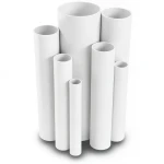 مواسير UPVC ضغط 2.5 بار قطر خارجي 800 مم سمك 6.4 مم لون أبيض
