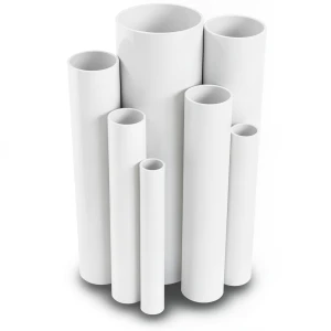 مواسير UPVC ضغط 2.5 بار قطر خارجي 800 مم سمك 6.4 مم لون أبيض