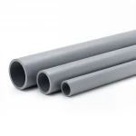 انابيب بلاستيك UPVC الجودة ضغط 125 PSI  مقاس 4 إنش سمك 3.5 مم لون رمادي