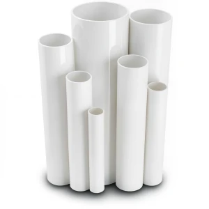 UPVC Pipes Pressure 4 Bar Outside Diameter 630 mm Thickness 12.4 mm White