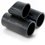 SPS HDPE Pipe PE 100 Pressure 10 Bar Outside Diameter 355 mm Thickness 21.1 mm Black | Saudi Pipes Systems (SPS)