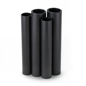أنابيب HDPE PE 80 ضغط 10 بار قطر خارجي 900 مم سمك 66.1 مم لون أسود