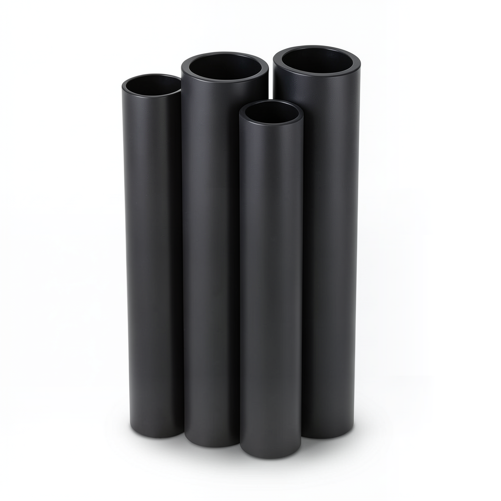 HDPE Pipes PE 80 Pressure 10 Bar Outside Diameter 900 mm Thickness 66.1 mm Black