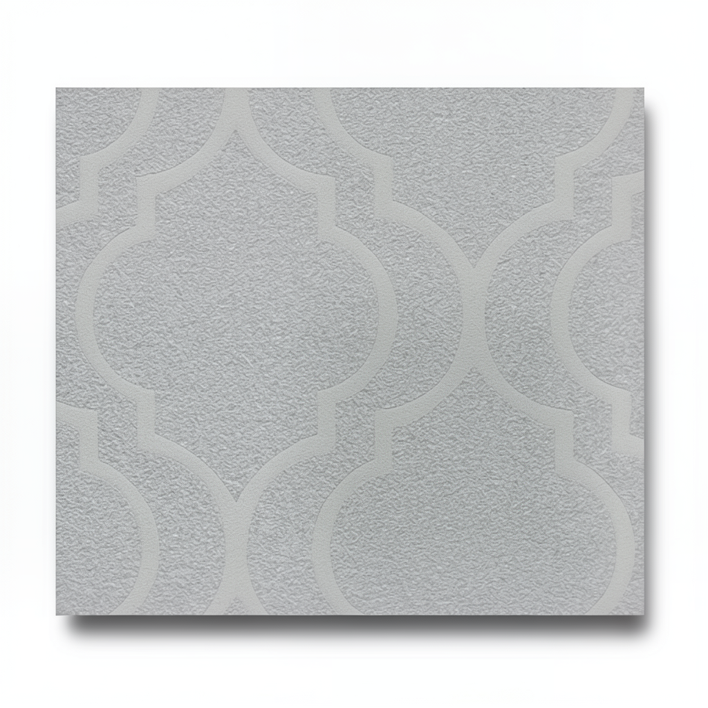 Italian Wall Covering Gray Color 10m x 0.53m, Model 21132