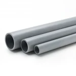 انابيب بلاستيك UPVC الجودة ضغط 125 PSI  مقاس 3 إنش سمك 2.7 مم لون رمادي