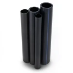 HDPE Pipes PE 80 Pressure 12.5 Bar Diameter 140 mm Thickness 12.7 mm Black