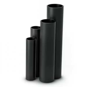 أنابيب HDPE ضغط 20 بار قطر خارجي 12 مم سمك 2 مم لون أسود